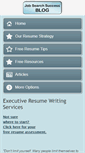 Mobile Screenshot of executiveresumeresource.com